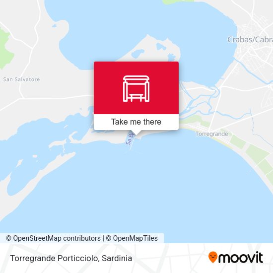 Torregrande Porticciolo map