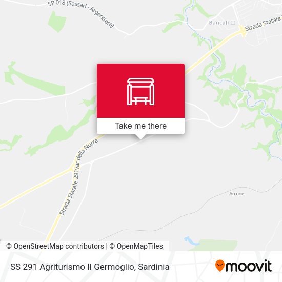 SS 291 Agriturismo Il Germoglio map
