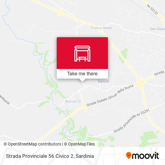 Strada Provinciale 56 Civico 2 map