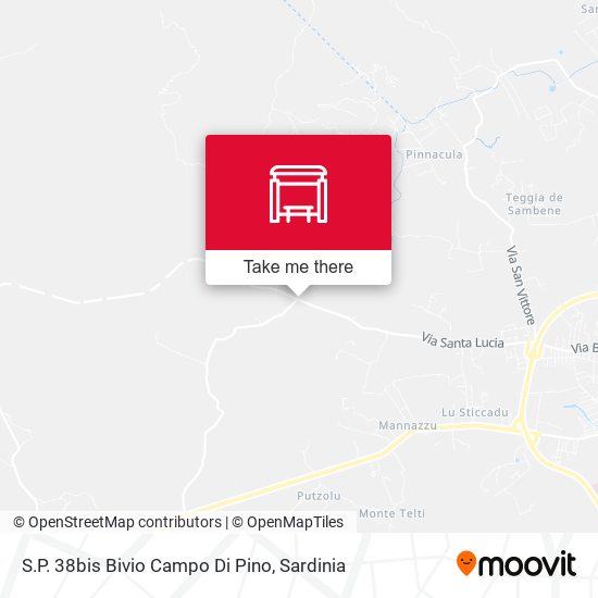 S.P. 38bis Bivio Campo Di Pino map