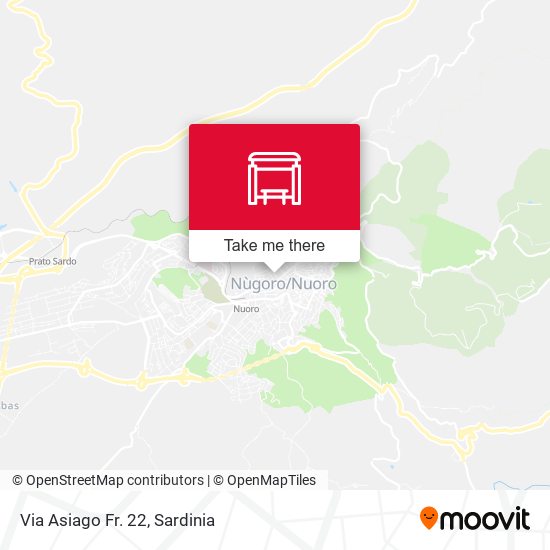 Via Asiago Fr. 22 map