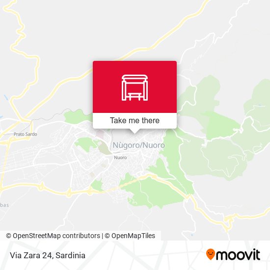 Via Zara 24 map