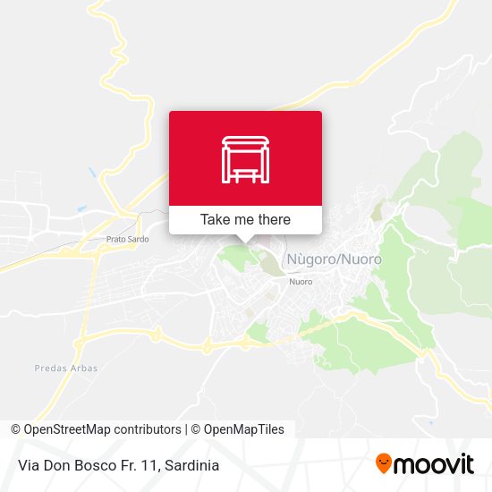 Via Don Bosco Fr. 11 map