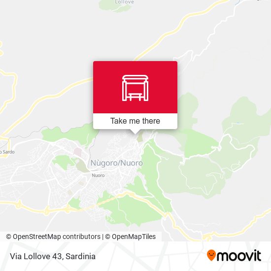 Via Lollove 43 map