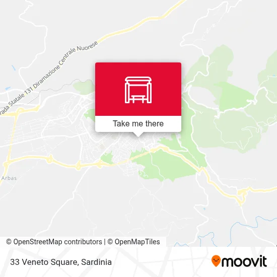 33 Veneto Square map
