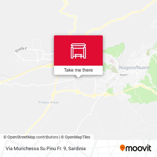 Via Murichessa    Su Pinu Fr. 9 map