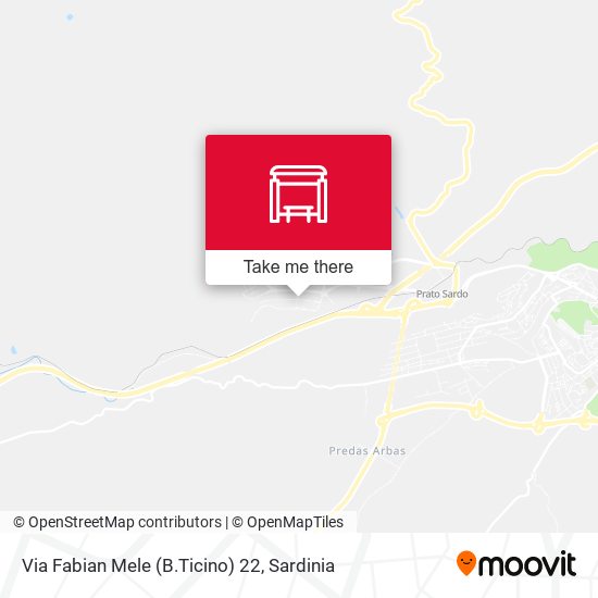 Via Fabian Mele (B.Ticino) 22 map