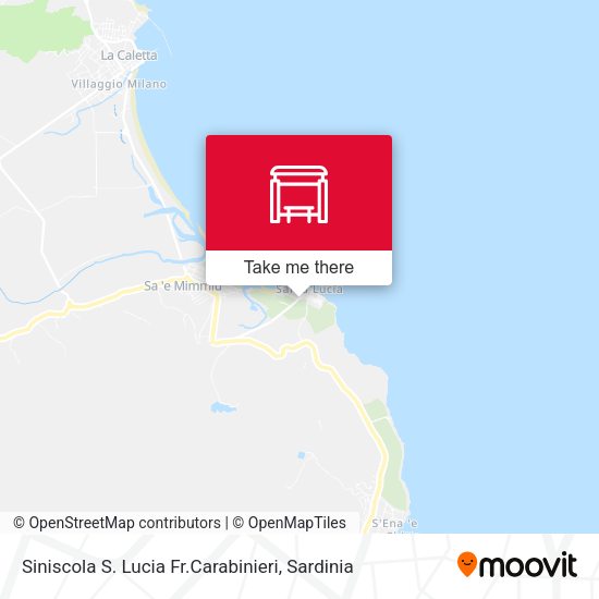 Siniscola S. Lucia Fr.Carabinieri map