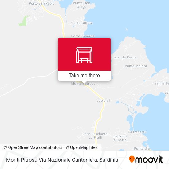 Monti Pitrosu Via Nazionale Cantoniera map