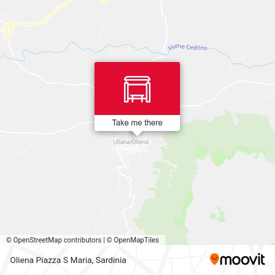 Oliena Piazza S Maria map