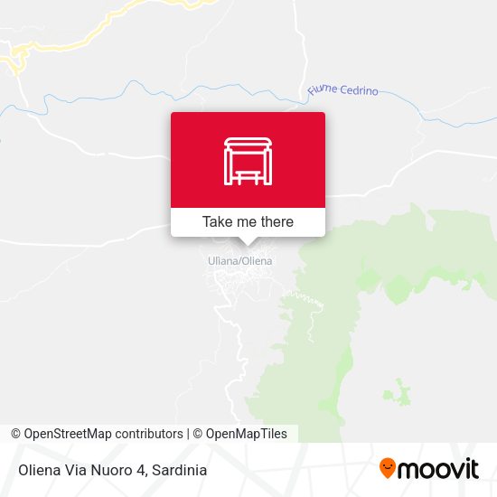 Oliena Via Nuoro 4 map