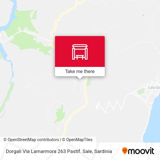 Dorgali Via Lamarmora 263 Pastif. Sale map