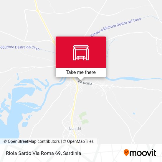 Riola Sardo Via Roma 69 map