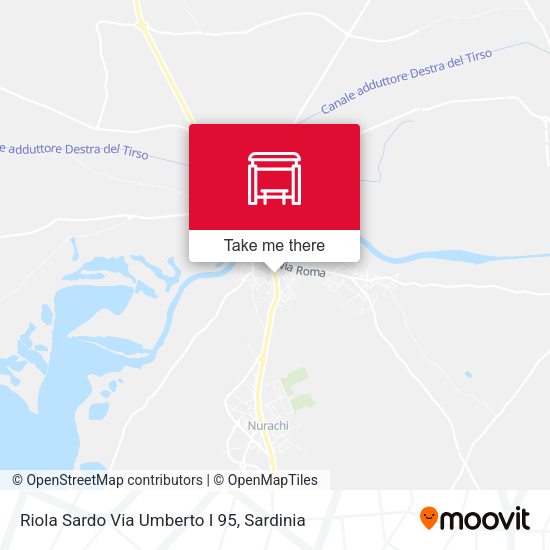 Riola Sardo Via Umberto I 95 map