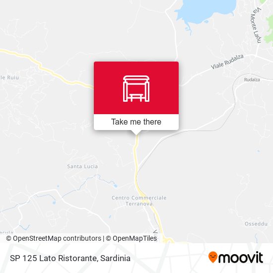 SP 125 Lato Ristorante map