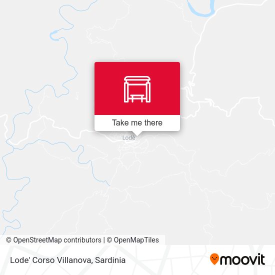Lode' Corso Villanova map