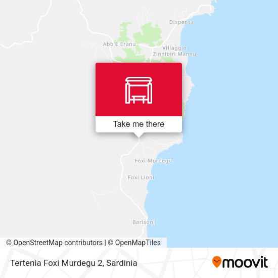 Tertenia Foxi Murdegu 2 map