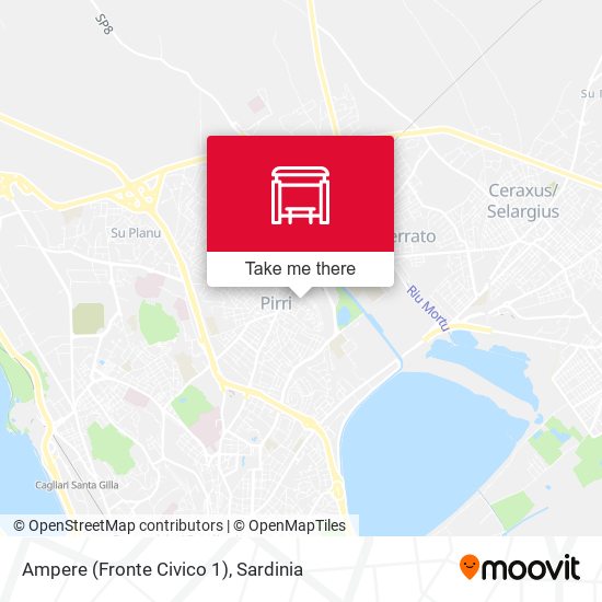 Ampere (Fronte Civico 1) map