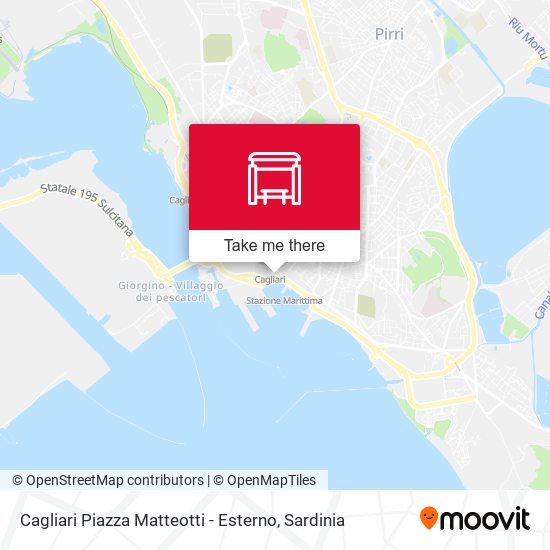 Cagliari Piazza Matteotti - Esterno map