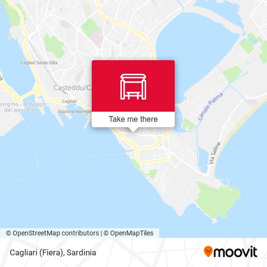 Cagliari (Fiera) map