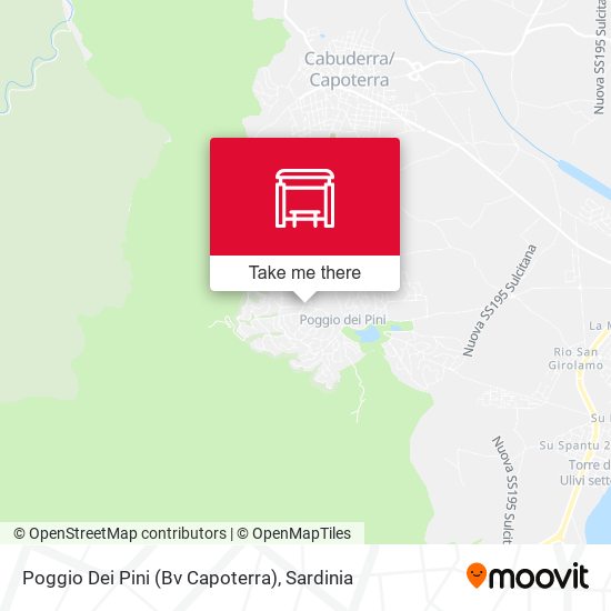 Poggio Dei Pini (Bv Capoterra) map