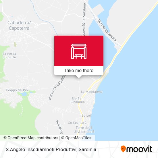 S.Angelo Insediamneti Produttivi map