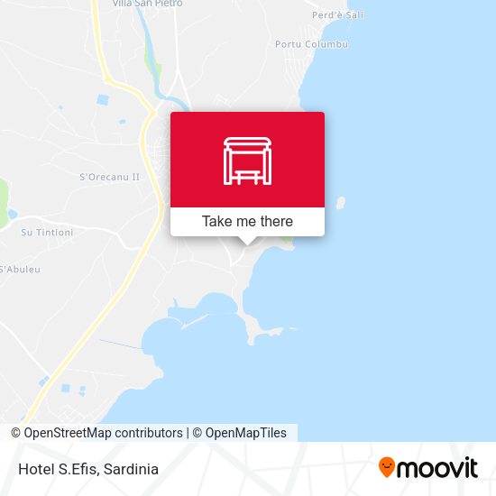 Hotel S.Efis map