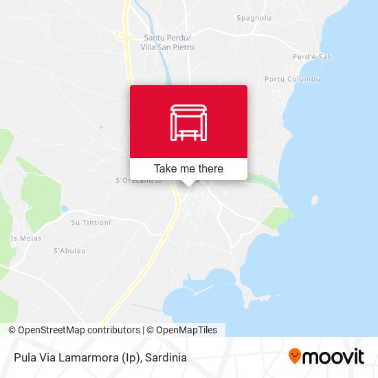 Pula Via Lamarmora (Ip) map