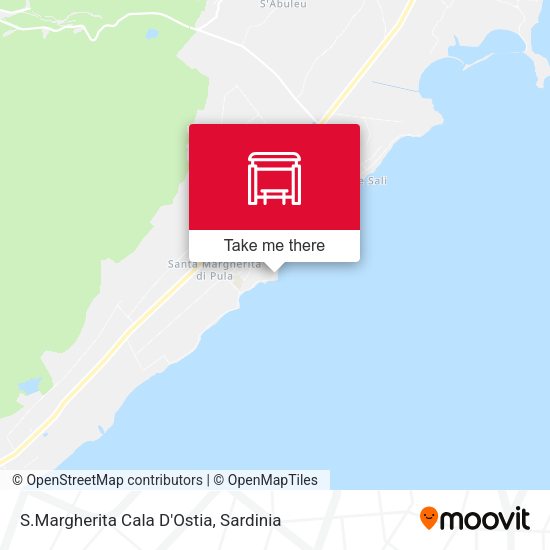 S.Margherita  Cala D'Ostia map