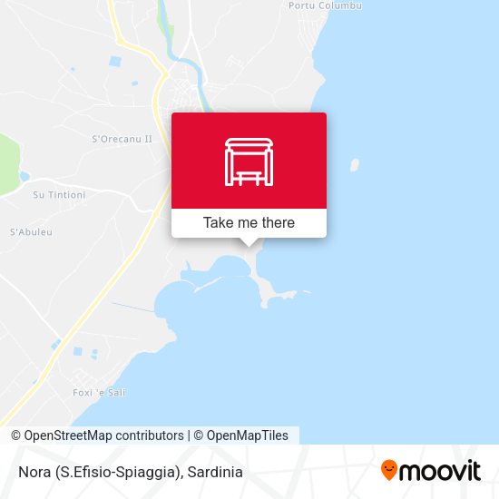 Nora (S.Efisio-Spiaggia) map