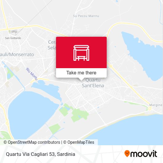 Quartu Via Cagliari 53 map