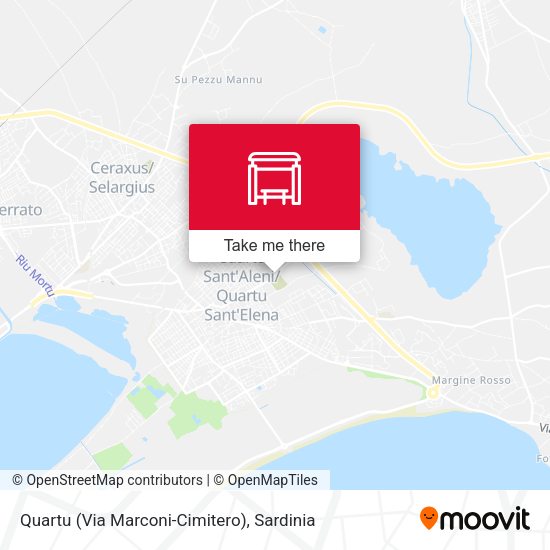 Quartu (Via Marconi-Cimitero) map