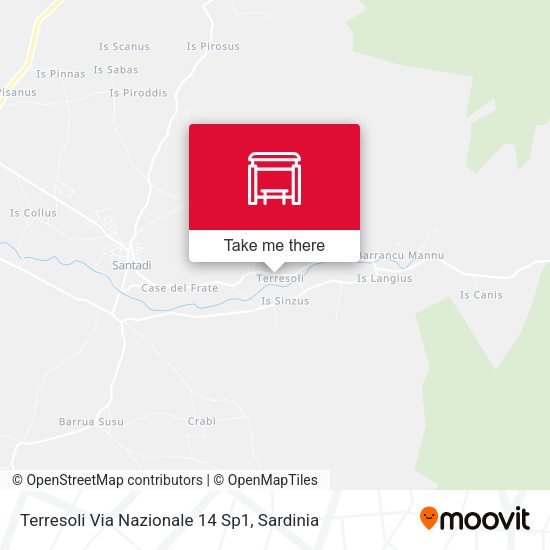 Terresoli Via Nazionale 14 Sp1 map