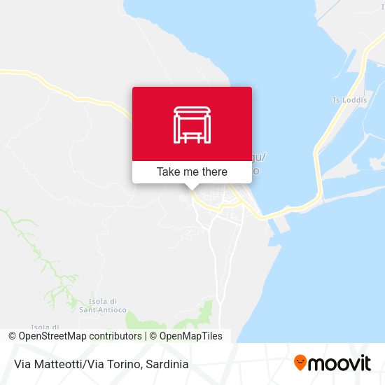 Via Matteotti/Via Torino map