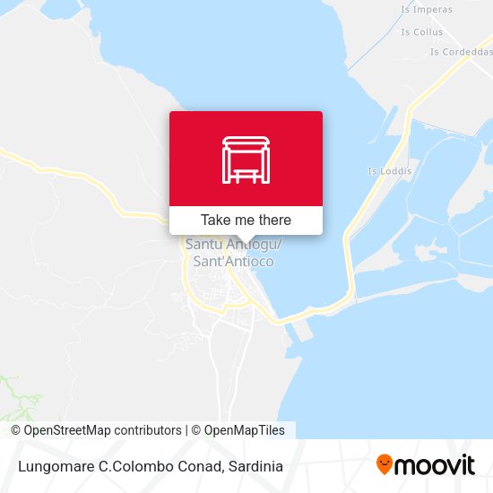 Lungomare C.Colombo Conad map