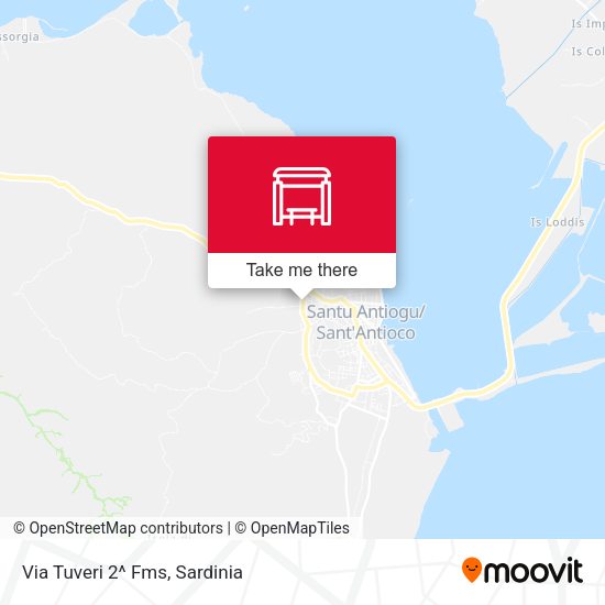 Via Tuveri 2^ Fms map