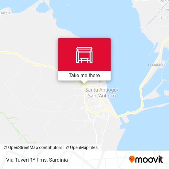 Via Tuveri 1^ Fms map