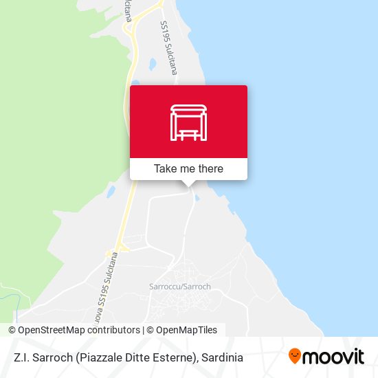 Z.I. Sarroch (Piazzale Ditte Esterne) map