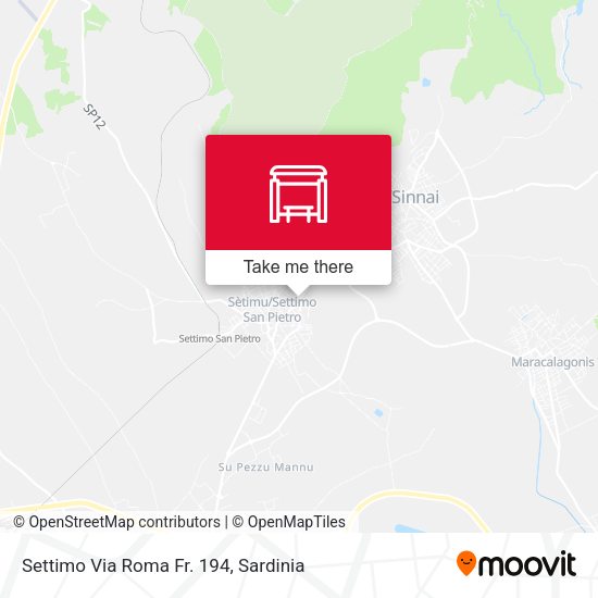 Settimo Via Roma Fr. 194 map