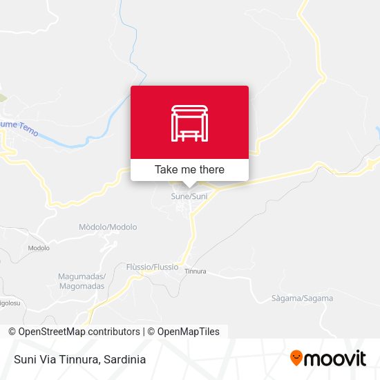 Suni Via Tinnura map