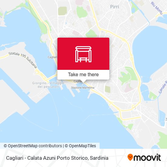Cagliari - Calata Azuni Porto Storico map