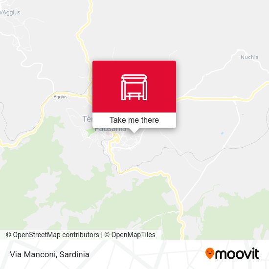 Via Manconi map