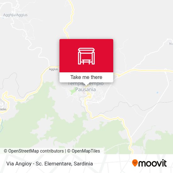 Via Angioy - Sc. Elementare map