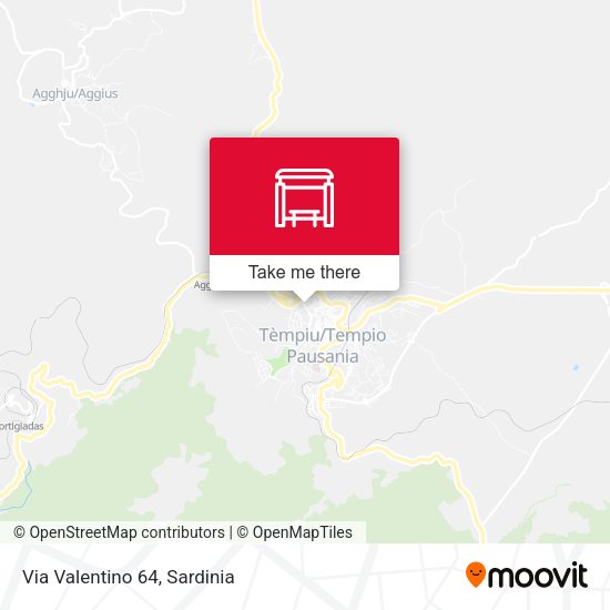 Via Valentino 64 map