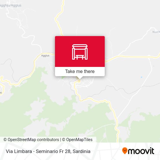 Via Limbara - Seminario Fr 28 map