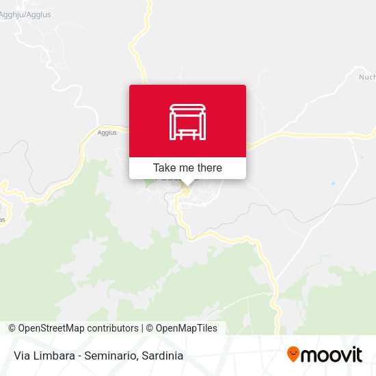 Via Limbara - Seminario map