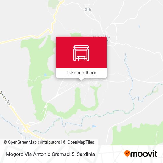 Mogoro Via Antonio Gramsci 5 map