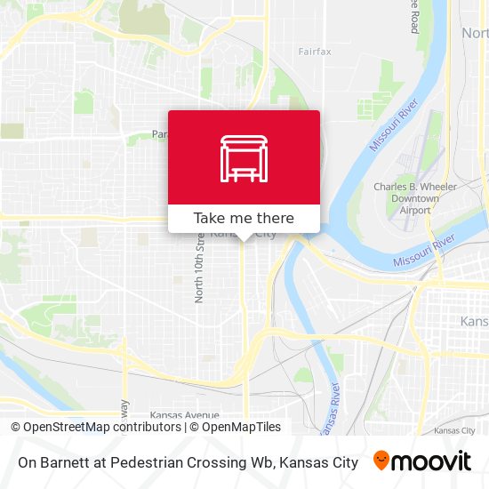 Mapa de On Barnett at Pedestrian Crossing Wb