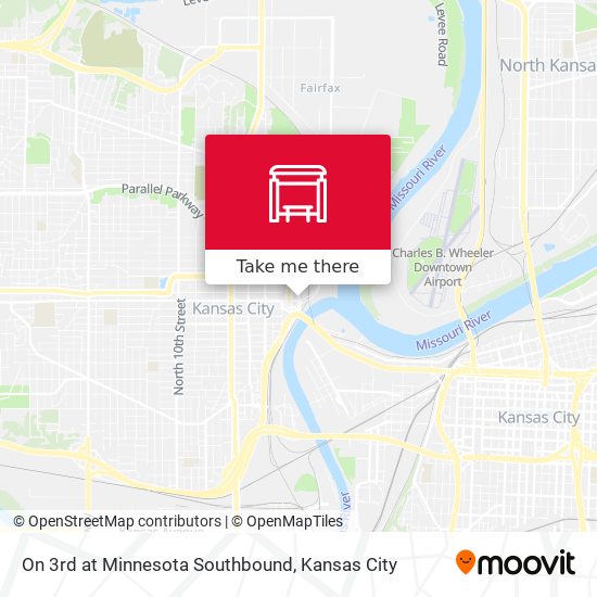 On 3rd at Minnesota Southbound map