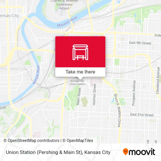 Mapa de Union Station (Pershing & Main St)
